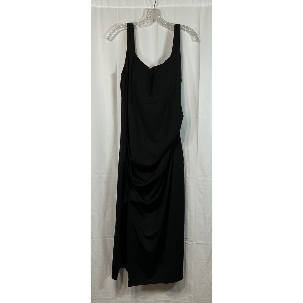Halara Dress Size Large Black Pullover Strappy Sleeveless